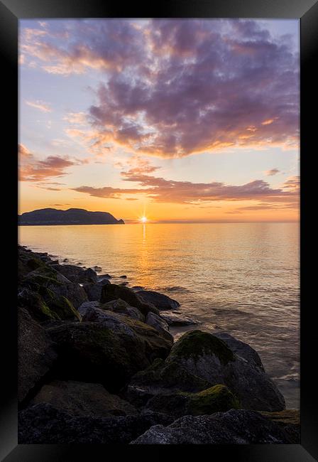  Great Orme Sunset Framed Print by Ian Mitchell
