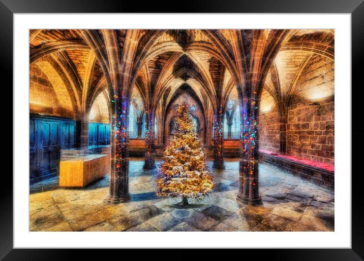 Christmas Cathedral  Framed Mounted Print by Ian Mitchell