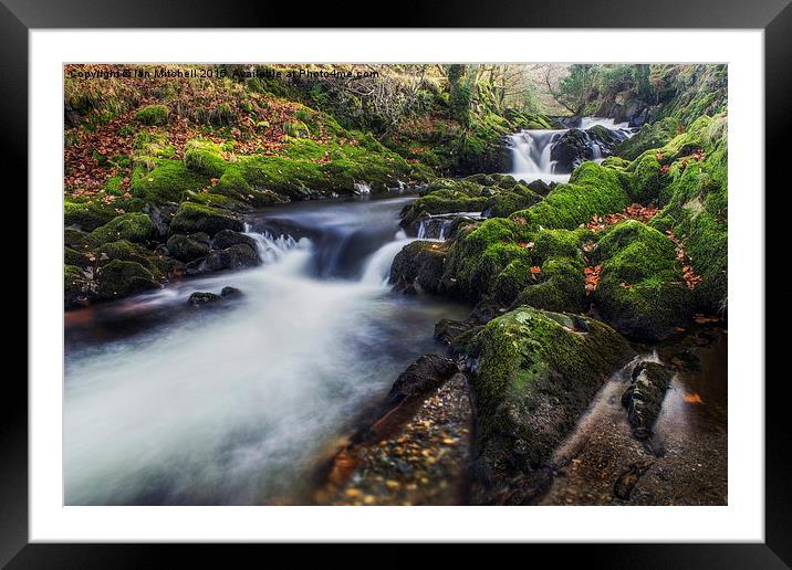 A Stream of Snowdon  Framed Mounted Print by Ian Mitchell