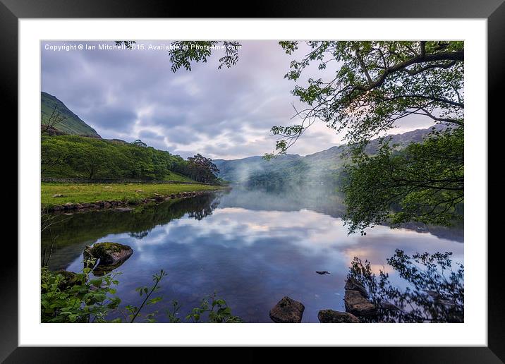 Llyn Gwynant   Framed Mounted Print by Ian Mitchell