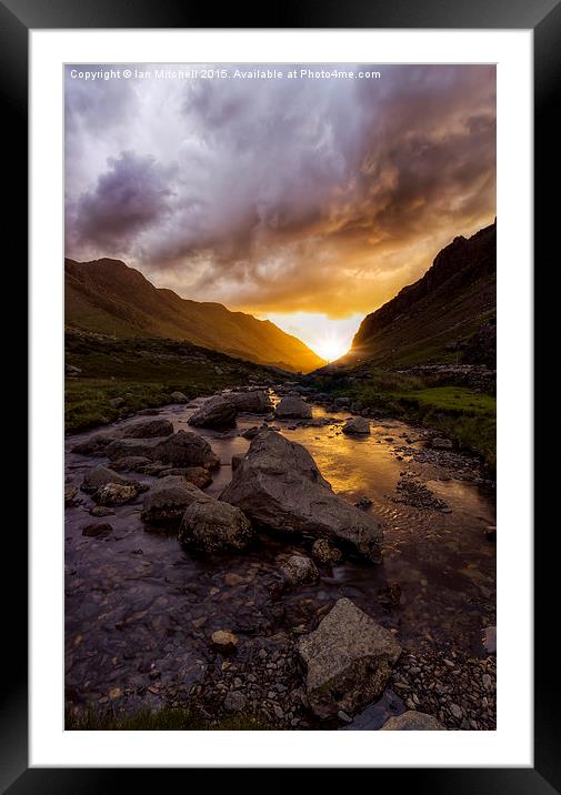 Valley Of Light  Framed Mounted Print by Ian Mitchell