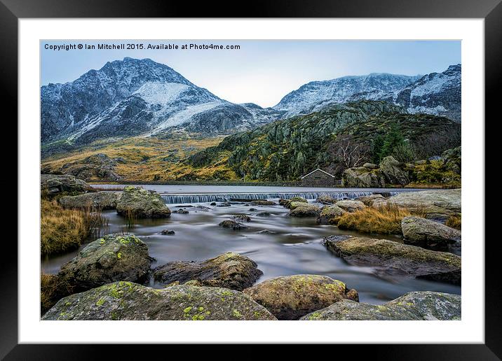  Tryfan  Framed Mounted Print by Ian Mitchell