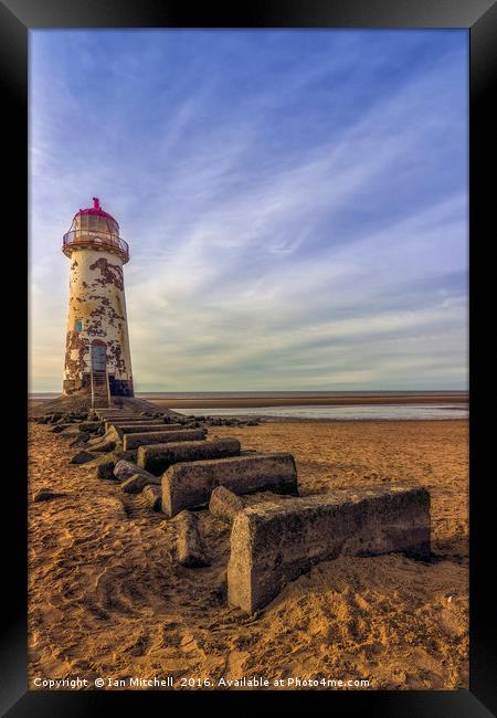 Summer Lighthouse Framed Print by Ian Mitchell