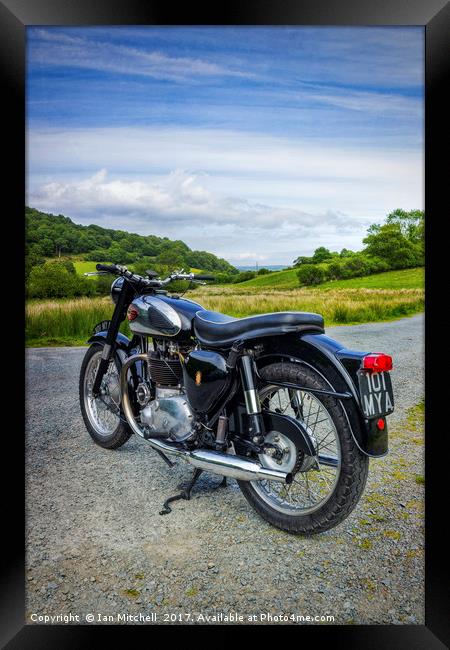BSA Country Ride  Framed Print by Ian Mitchell
