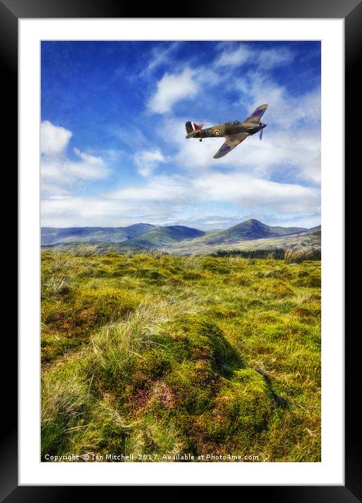 The Hurricane Framed Mounted Print by Ian Mitchell