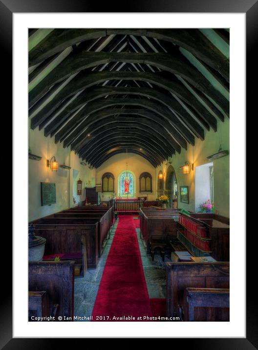 Olde Lamp Church Framed Mounted Print by Ian Mitchell