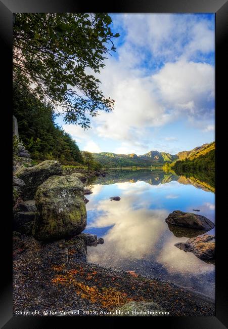 Llyn Crafnant Framed Print by Ian Mitchell