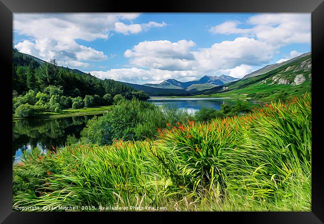 Snowdon View Framed Print by Ian Mitchell