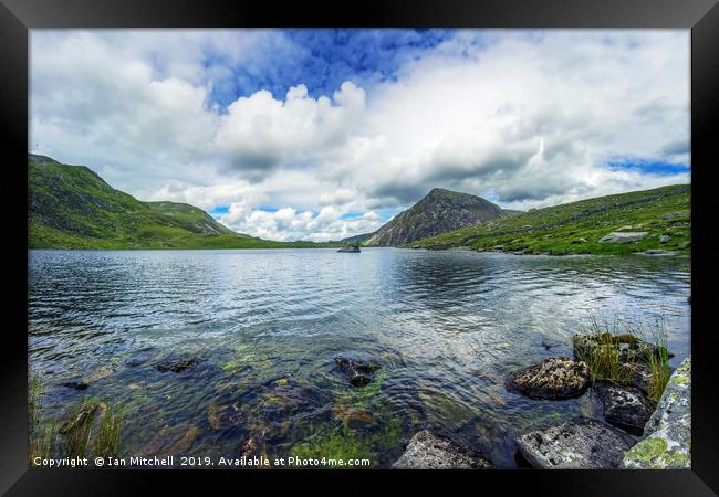 Llyn Idwal Framed Print by Ian Mitchell