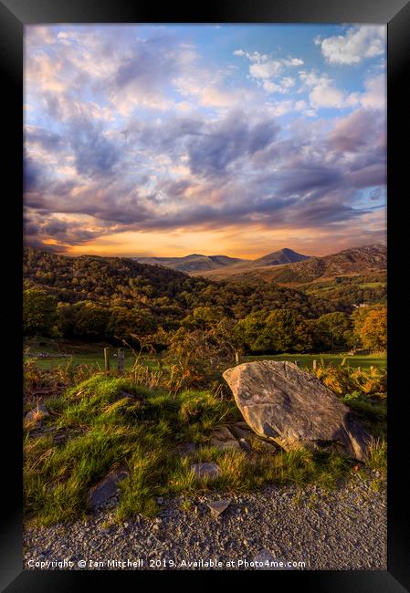 Moel Siabod Framed Print by Ian Mitchell