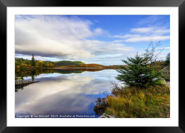 Llyn Goddiondu Framed Mounted Print by Ian Mitchell