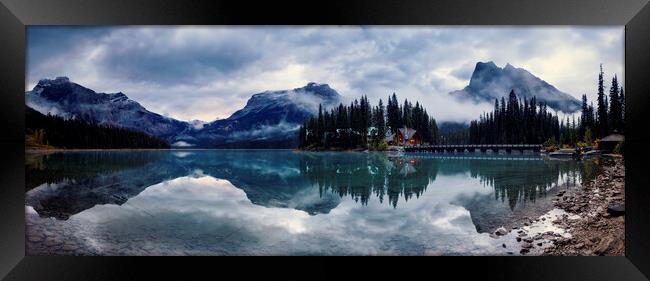 The Emerald Lake Framed Print by Matthew Train