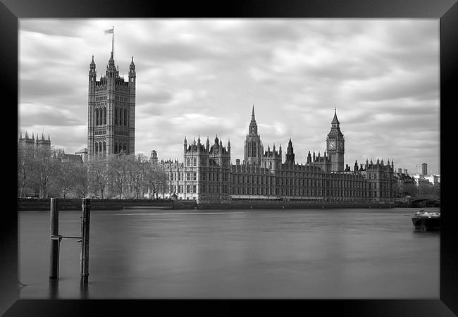 Houses of Parliament Framed Print by Matthew Train
