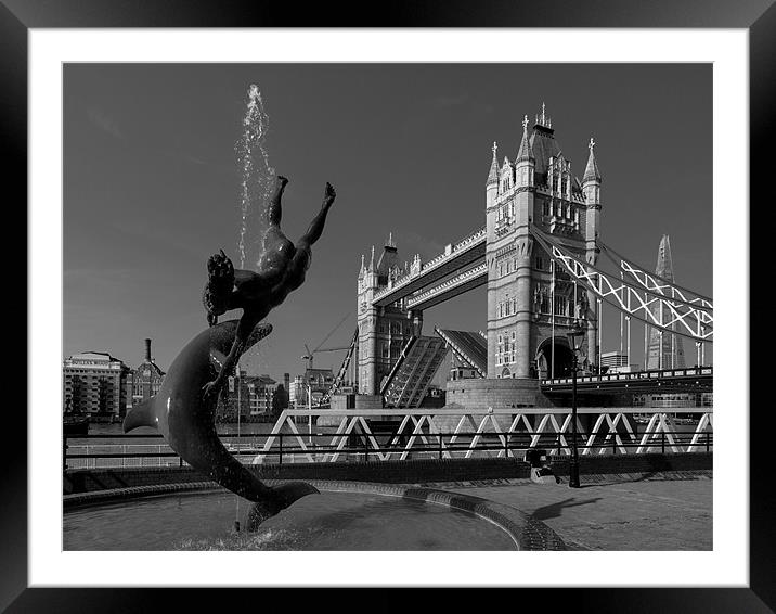 Tower Bridge, London Framed Mounted Print by Nick Hillman