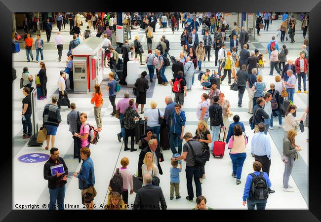 A moment in time - Liverpool Street Station Framed Print by Nick Hillman