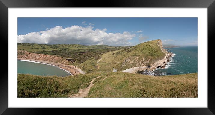 View from the Tout Framed Mounted Print by John Piper