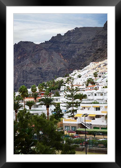 View to the eye Framed Mounted Print by Tenerife Memoriez
