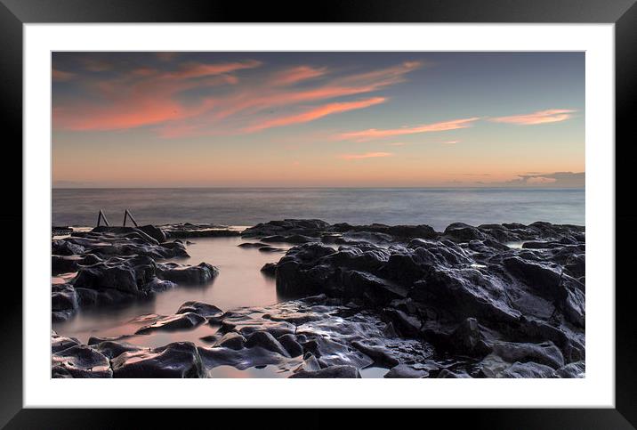 Tenerife Sunset Framed Mounted Print by Tenerife Memoriez