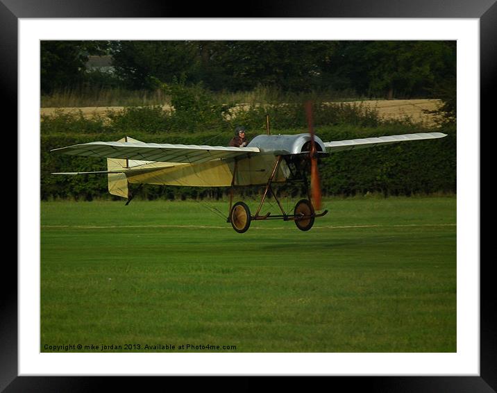 Blackburn Monoplane Framed Mounted Print by mike jordan