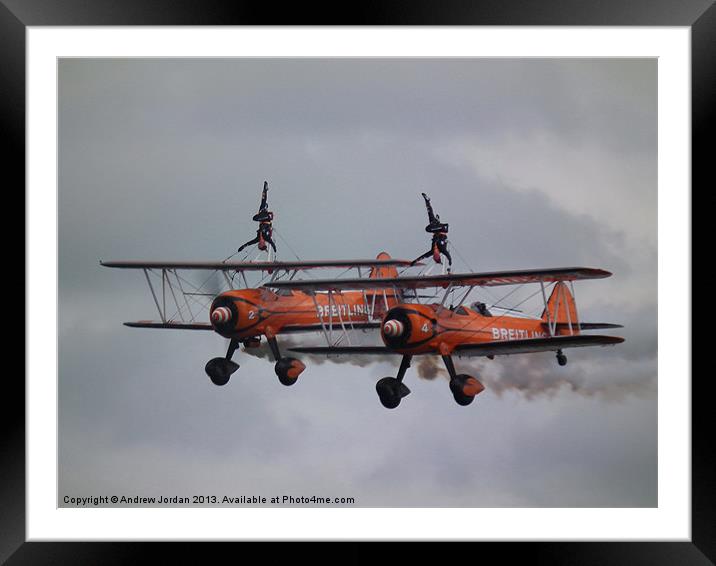 Wingwalkers Framed Mounted Print by Andrew Jordan