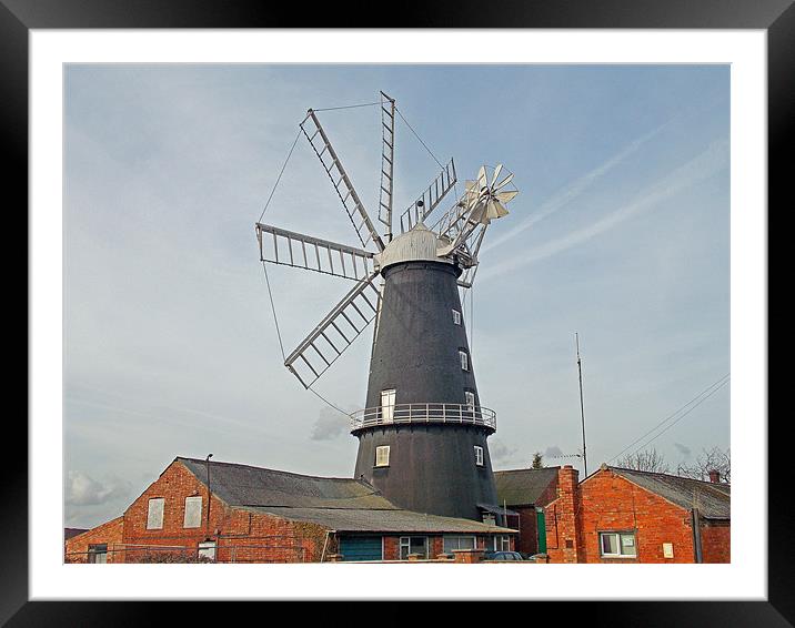 eight sailed windmill Framed Mounted Print by Rachel & Martin Pics