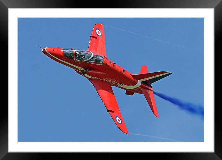 Single red arrow topside Framed Mounted Print by Rachel & Martin Pics