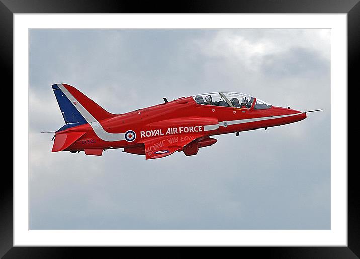 Red arrow Framed Mounted Print by Rachel & Martin Pics