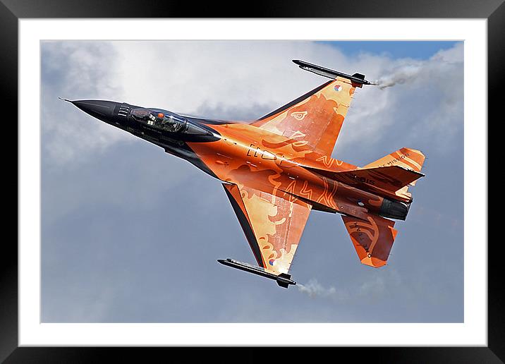 F-16 topside Framed Mounted Print by Rachel & Martin Pics