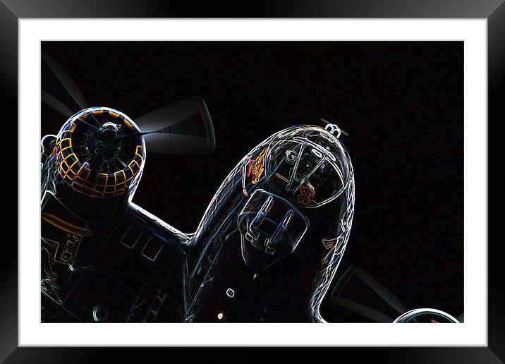B-17 Sally B Framed Mounted Print by Rachel & Martin Pics