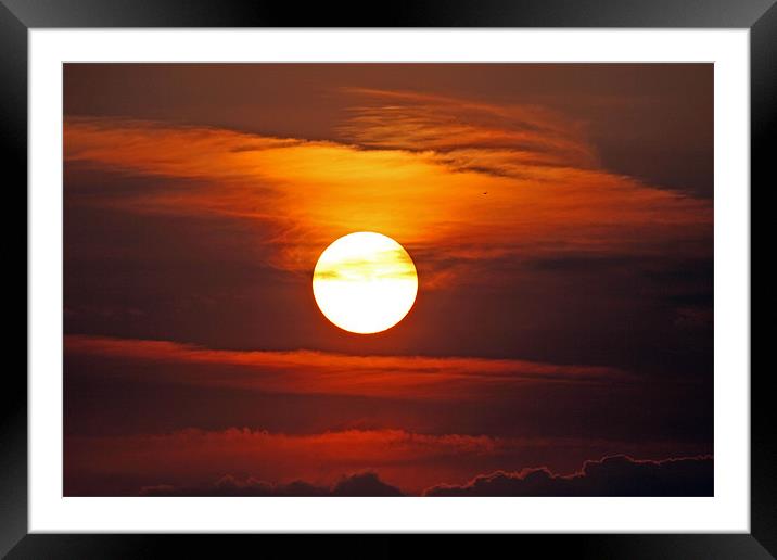 Sunset Framed Mounted Print by Rachel & Martin Pics