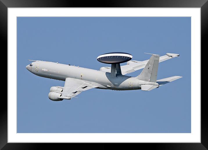 E-3 AWACS topside Framed Mounted Print by Rachel & Martin Pics