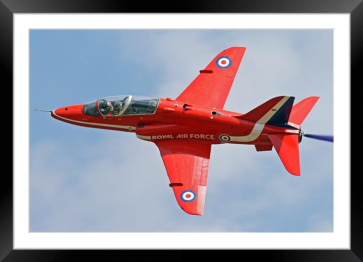 Single red arrow topside Framed Mounted Print by Rachel & Martin Pics