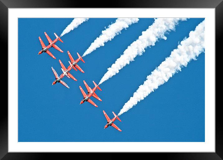Red Arrows Framed Mounted Print by Rachel & Martin Pics