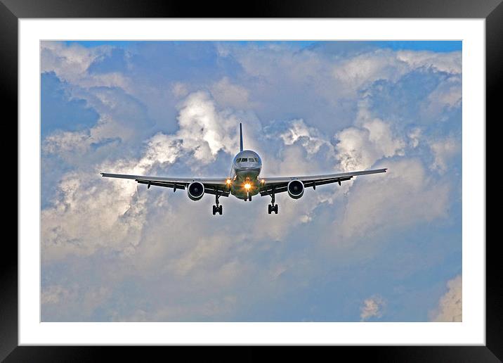 757  landing Framed Mounted Print by Rachel & Martin Pics