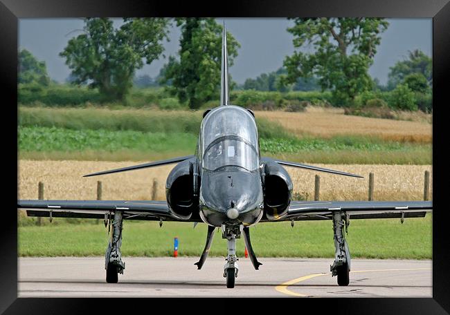 RAF Hawk t1 head on Framed Print by Rachel & Martin Pics