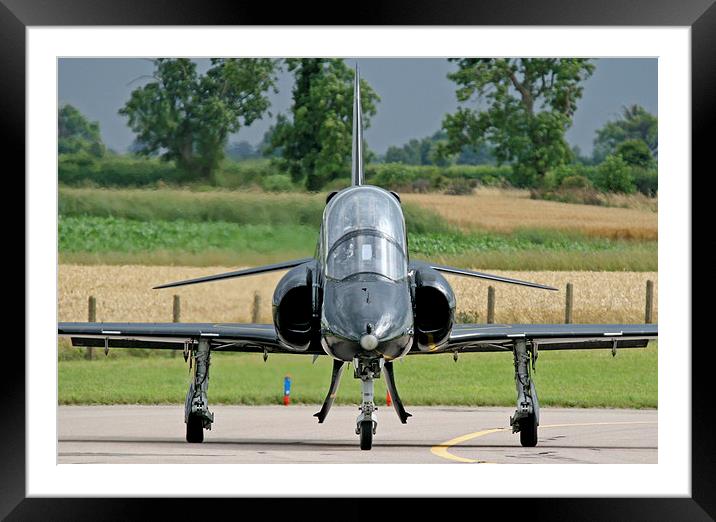 RAF Hawk t1 head on Framed Mounted Print by Rachel & Martin Pics