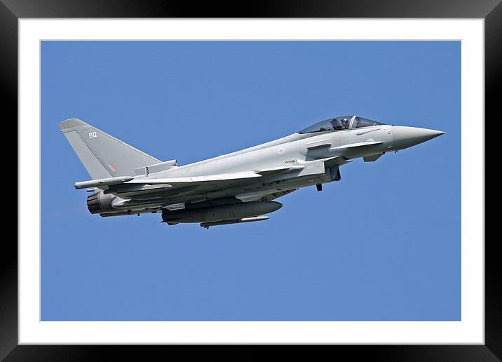 Eurofighter Typhoon Framed Mounted Print by Rachel & Martin Pics
