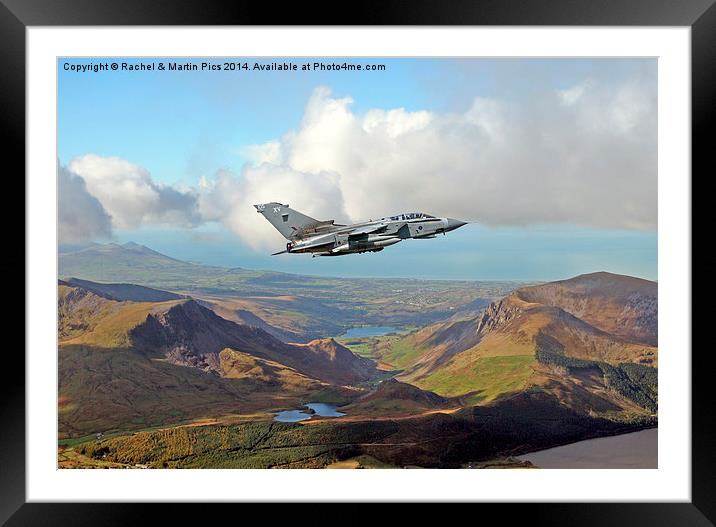  RAF Tornado low level Framed Mounted Print by Rachel & Martin Pics