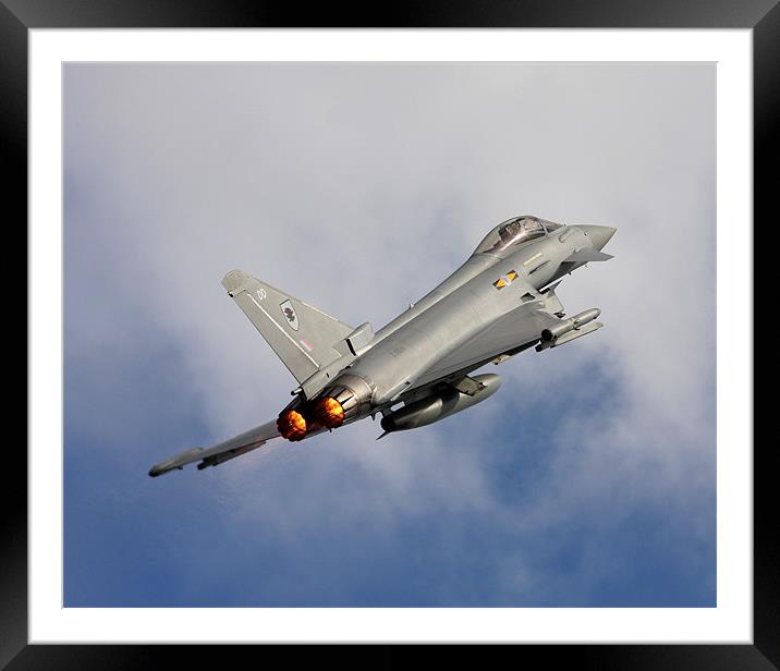 Typhoon Framed Mounted Print by Keith Campbell