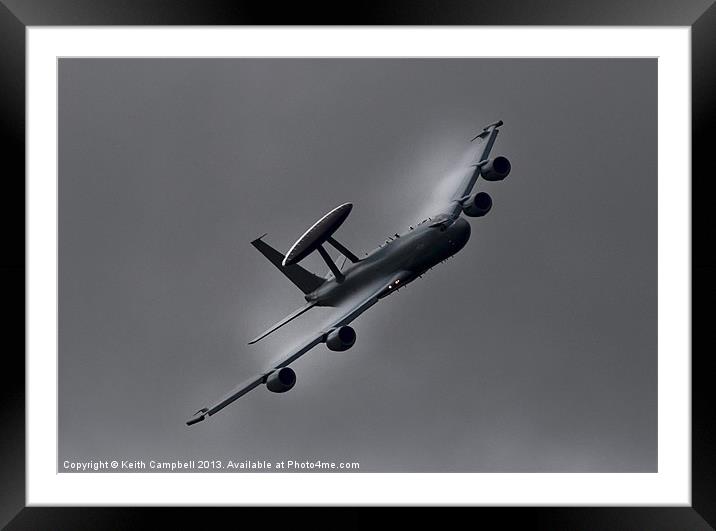 Guarding the skies Framed Mounted Print by Keith Campbell