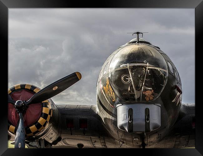 Memphis Belle - colour version. Framed Print by Keith Campbell