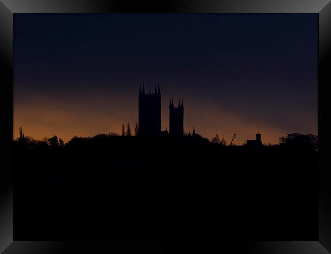 Lincoln Cathedral at Dawn Framed Print by Keith Campbell
