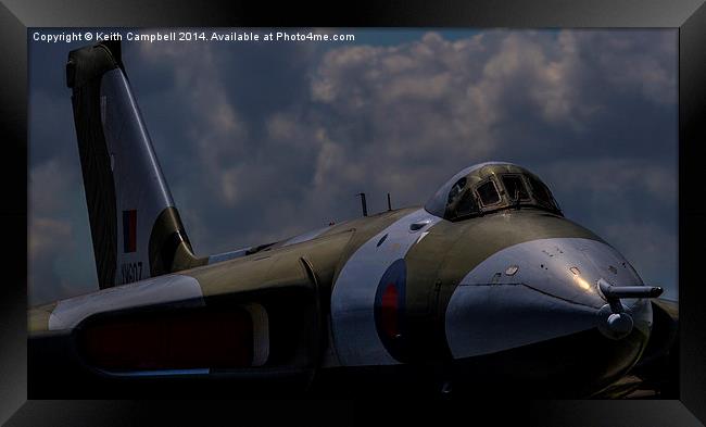 Vulcan XM607 Framed Print by Keith Campbell