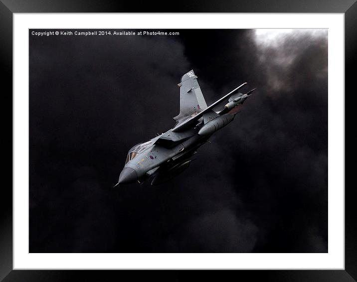  Tornado - "In Hot" Framed Mounted Print by Keith Campbell