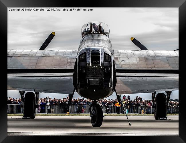  Lancaster PA474 - public appreciation. Framed Print by Keith Campbell