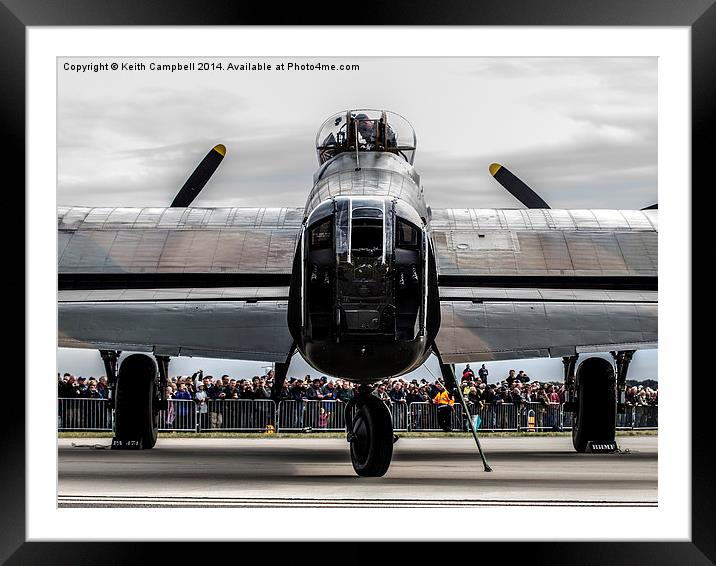  Lancaster PA474 - public appreciation. Framed Mounted Print by Keith Campbell