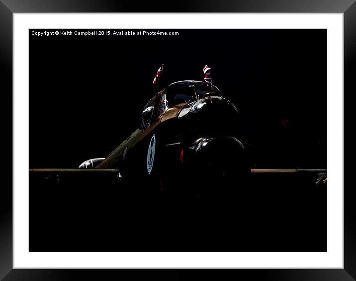 Canadian Lancaster C-GVRA Framed Mounted Print by Keith Campbell