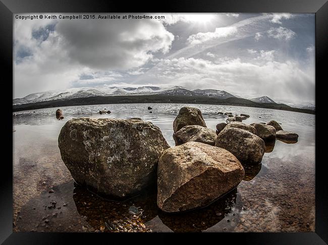  Loch Morlich near Aviemore, Scotland Framed Print by Keith Campbell