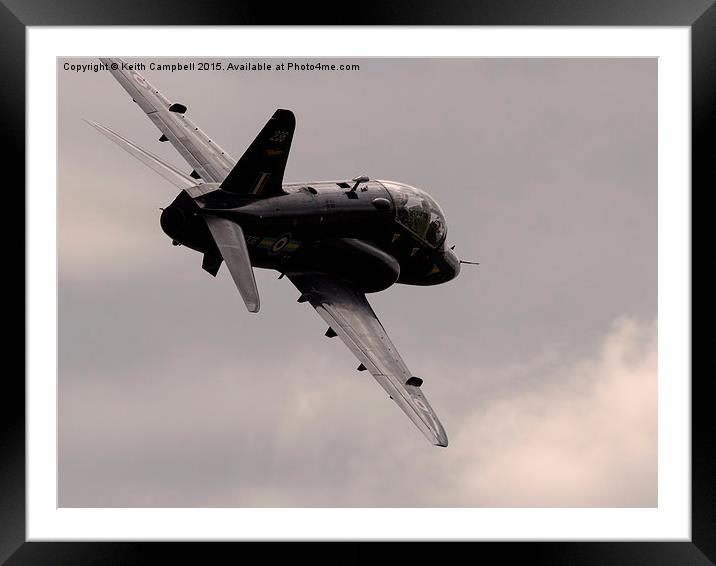 RAF Hawk XX236  Framed Mounted Print by Keith Campbell