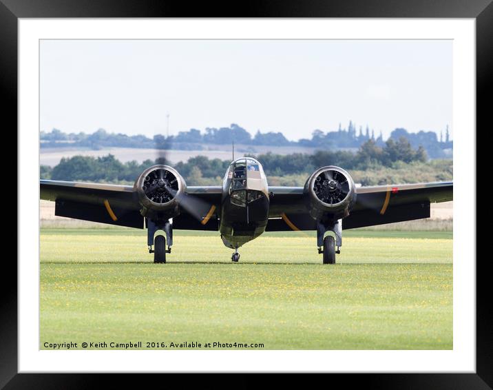 Bristol Blenheim Framed Mounted Print by Keith Campbell